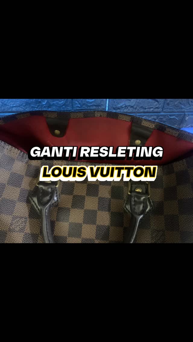 Reel: ganti resleting tas Louis Vuitton